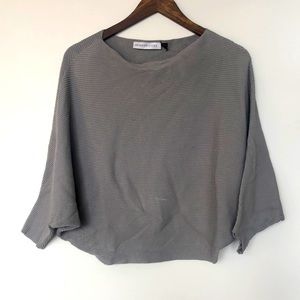 Light Blue Off-the-Shoulder Sweater